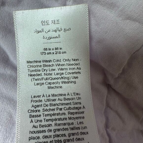 Pottery Barn Kids Rainbow Unicorn Quilt Lavender Purple Size Twin - Picture 3 of 13